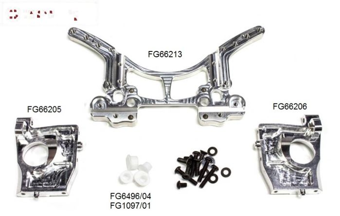 FG68400 Alu-Achter as 4WD, set