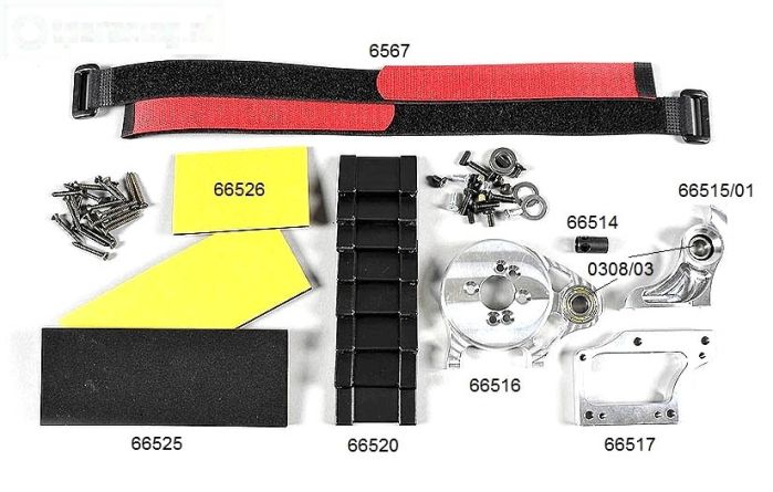 FG68511 Ombouwset, Elektro 1/5 2WD, Set