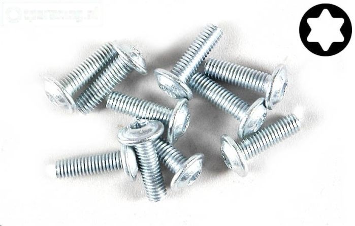 FG6917/08 Torx flens bolkop M3-L8 mm, 10 St.