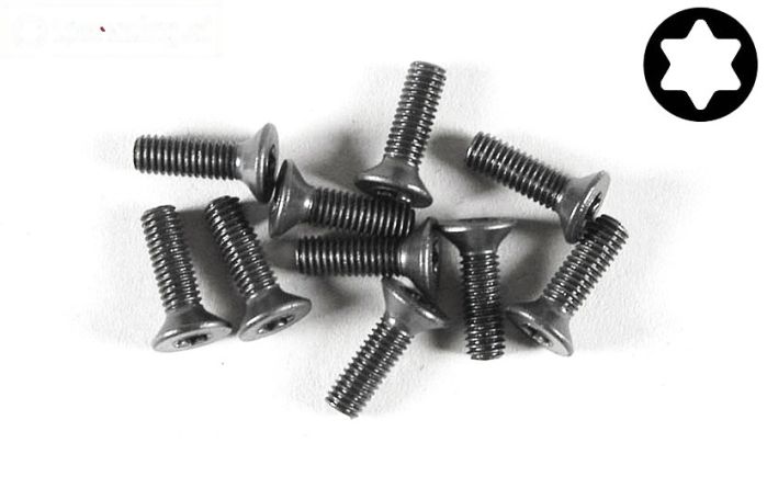 FG6918/10 Torx verzonken kop M3-L10 mm, 10 st.