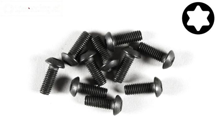 FG6924/08 Torx bolkop M3-L8 mm, 10 St.