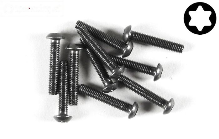 FG6924/16 Torx bolkop M3-L16 mm, 10 St.