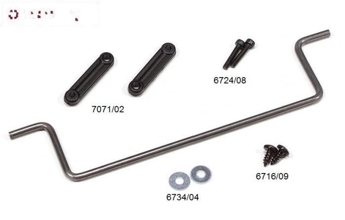 FG7071/01 Stabilisator achter L178-Ø5,0 mm, Set