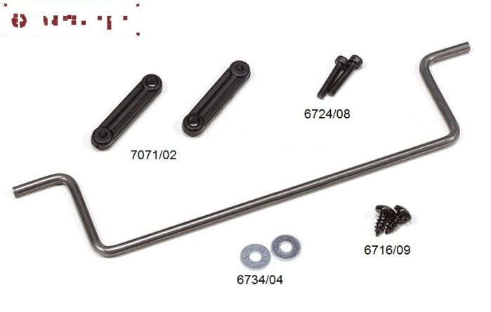 FG7071/06 Stabilisator achter L188-Ø5,0 mm, Set