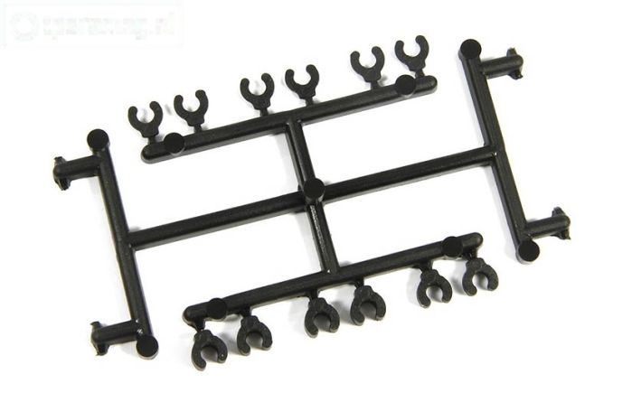 FG7178 Schokdemper veer begrenzing clip Ø4, Set