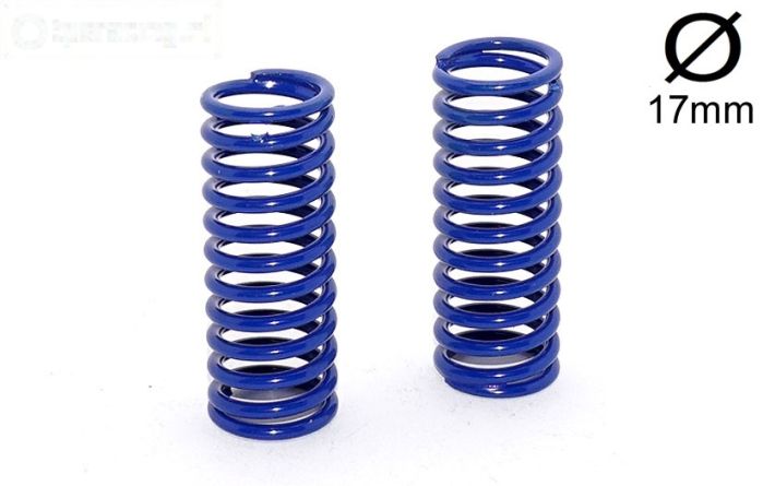FG7184 Schokdemper veer Blauw Ø17-Ø2,5-L58, 2 St.