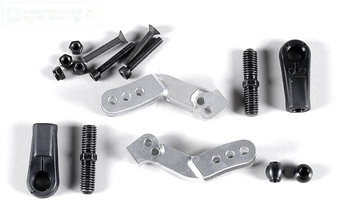 FG7478 Aluminium Wielblok verlenging achter 2WD, Set