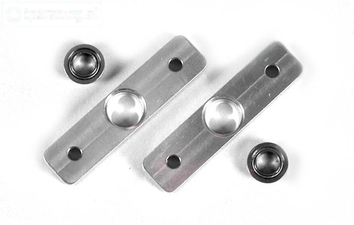FG8469 Alu-rem excenter plaat, 2 St.