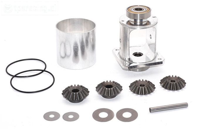 FG8483/05 Alu-Differentieel compleet 2WD, Set.