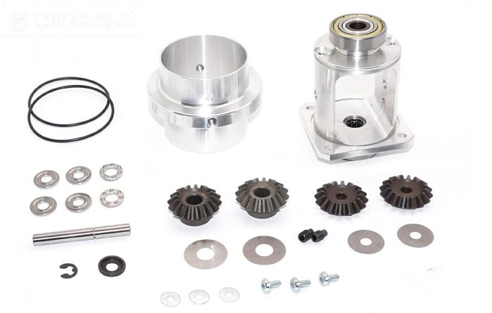 FG8485/05 Alu-Differentieel instelbaar 2WD compl., Set.