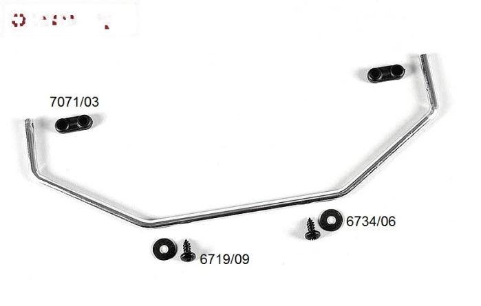 FG8513/01 Stabilisator 2WD voor L222-Ø5,0 mm, Set