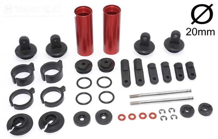 FG8523 Schokdemper '94 Rood Ø20-L155 mm, Set