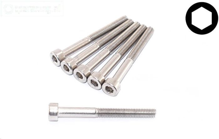 FG9439/11 Inbus normale kop RVS M3-L30 mm, 6 St.