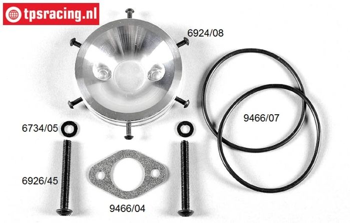 FG9468/03 Alu-Luchtfilter Adapter Ø62 mm, 1 st.