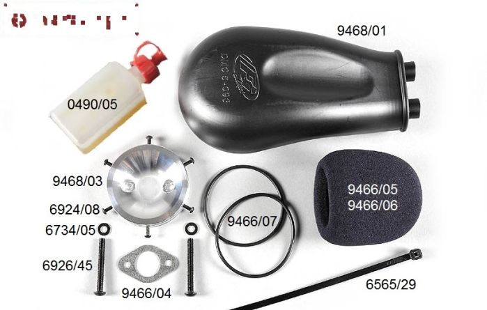 FG9469 Tuning Luchtfilter Air box zonder choke, Set