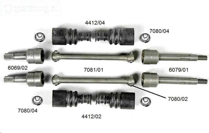 FG9471 Aandrijving kogelsysteem 1/5 B390-400 mm, Set
