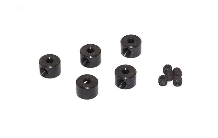 FG6020B Stelring Ø2,1 mm zwart, 5 St.