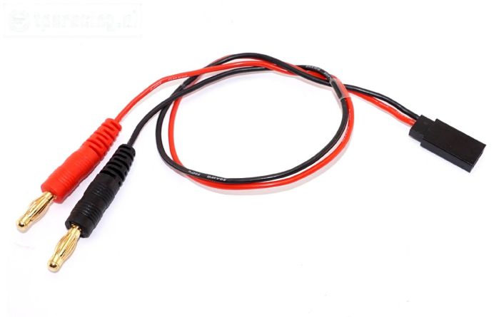 TPS5060 Accu laadkabel Banaan-Futaba/Uni male, 1 st.