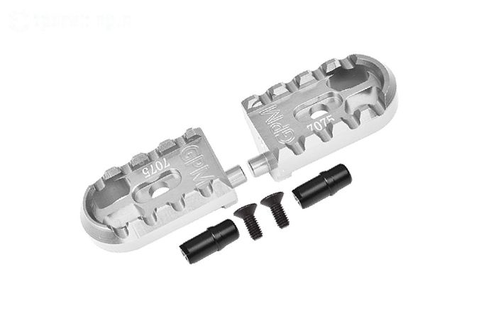MX014-S PROMOTO Alu-voetsteun Zilver, set