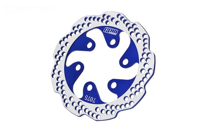MX010/DISK-B PROMOTO Alu-remsch. achter blauw, 1 st.