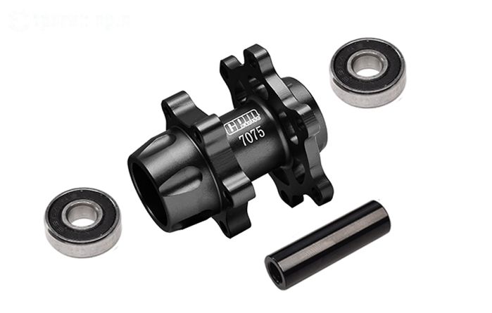 MX006-BK PROMOTO Alu wiel as voor zwart, set