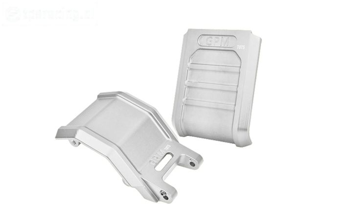 MX016AB-S PROMOTO Alu-Skid plaat Zilver, set