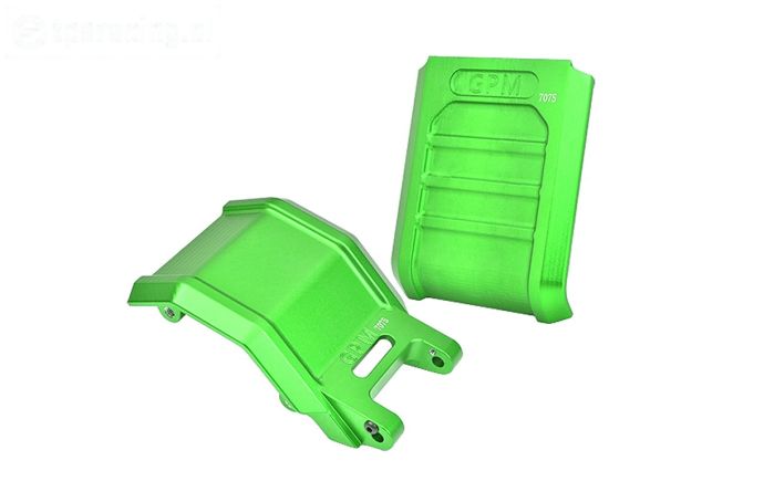 MX016AB-G PROMOTO Alu-Skid plaat Groen, set