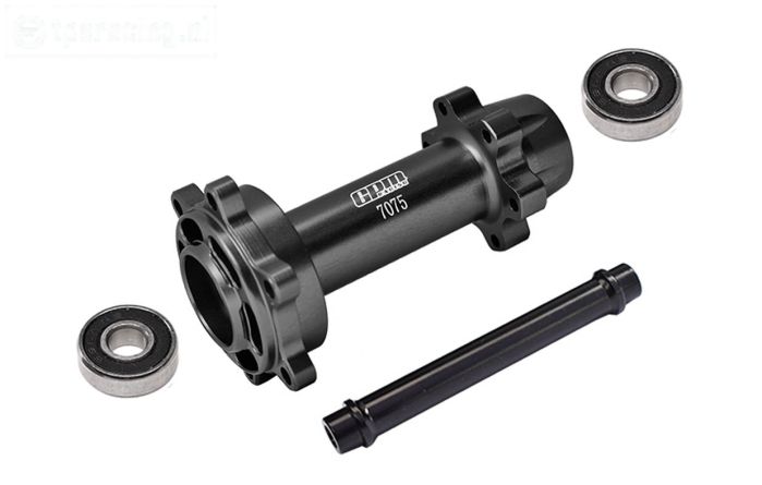 MX007-BK PROMOTO Alu wiel as achter zwart, set