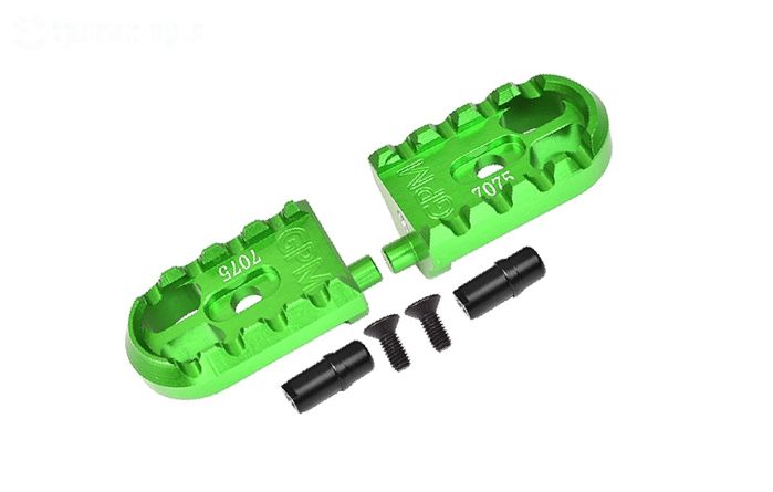 MX014-G PROMOTO Alu-voetsteun Groen, set
