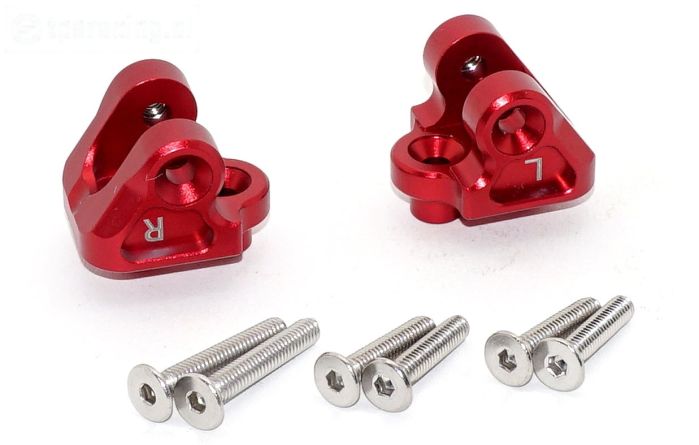 SB008-R Alu-Draagarm houder boven rood SBR-SRR, set