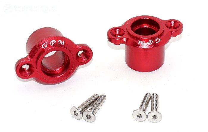 SB022-R Alu-Lager drager achter rood SBR-SRR, set