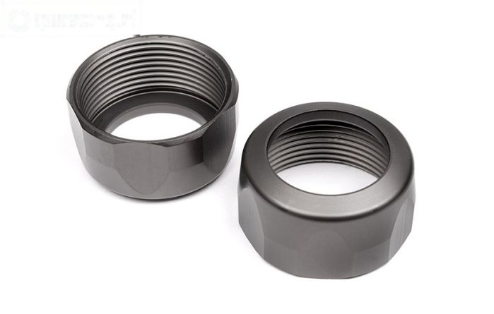 HPI102154 Schokdemper dop Gun-Metal Ø20 mm, 2 st.