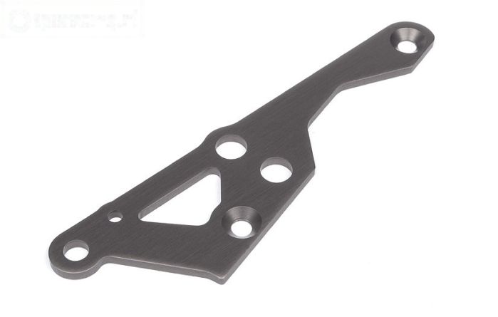 HPI102173 Motor plaat rechts Gun-Metal, 1 st.