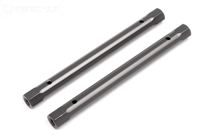 HPI102214 Spoiler houder pen Gun-Metal, 2 st.