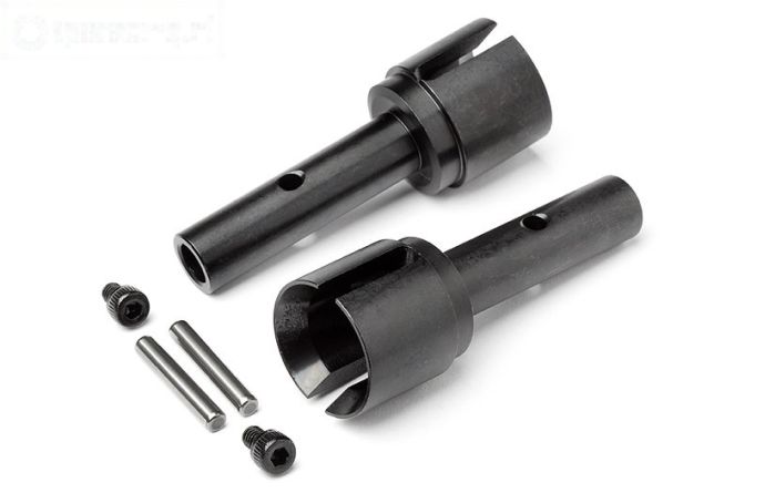 HPI104967 SHD Stalen wiel as, 2 st.