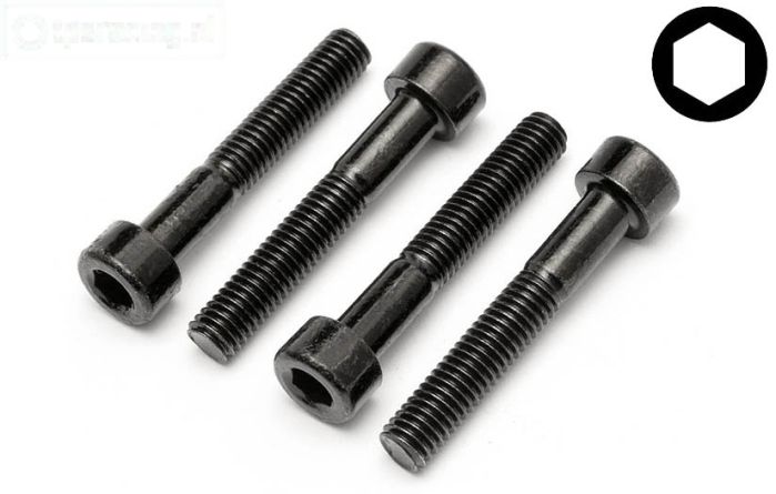 HPI15429 Inbus normale kop M5-L28 mm, 4 St.