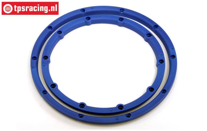 HPI3246 Beadlock Blauw Ø120, 2 st.