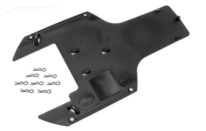 HPI85443 Chassis bescherming achter onder, 1 st.