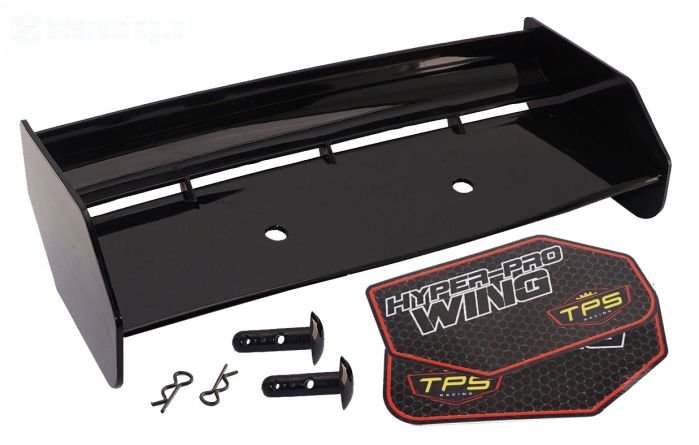 TPS85451/10 Achterspoiler Zwart nylon HPI-ROVAN, Set