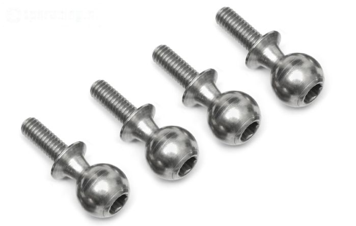 TPS86411 Gewricht kogel M4-Ø10 mm HPI-Rovan, 4 St.