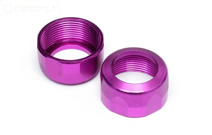 HPI86445 Schokdemper dop Paars Ø20-H12 mm, 2 st.
