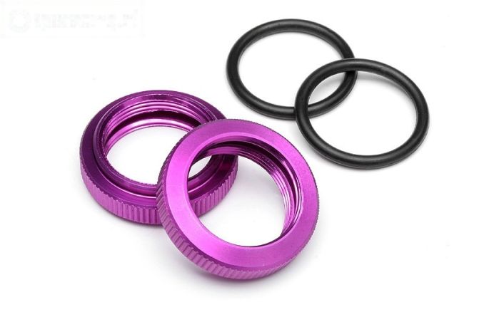 HPI86446 Schokdemper instelring paars Ø20 mm, 2 st.