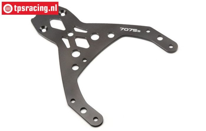 HPI87290 HD Plaat voor boven Gun-Metal, 1 st.