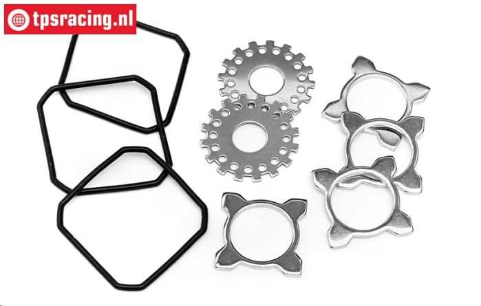 HPI87474 Aluminium Differentieel ringen, Set