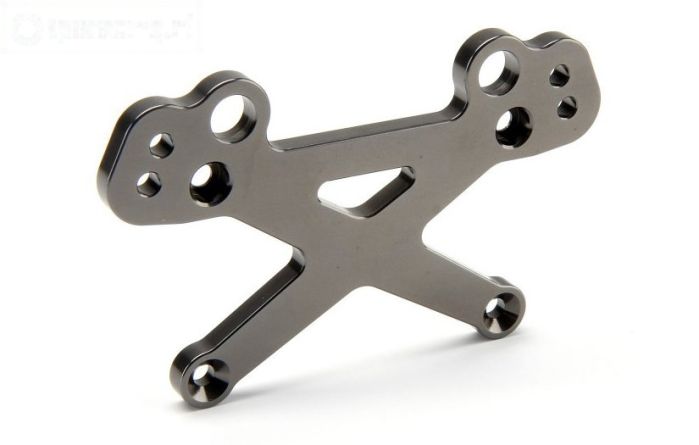 HPI87549 HD Schokdemper steun voor Gun-Metal, Set