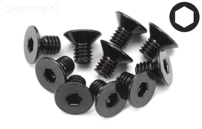 HPI94527 Inbus verzonken kop M4-L6 mm, 10 st.
