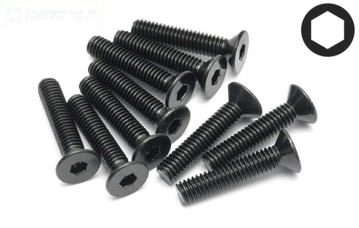 HPI94533 Inbus verzonken kop M4-L20 mm, 10 st.
