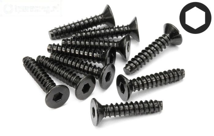 HPI94633 Inbus parker verzonken kop Ø4-L20 mm, 10 St.