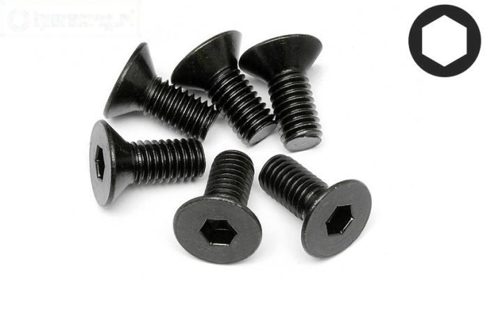 HPI94879 Inbus verzonken kop M6-L14 mm, 6 St.