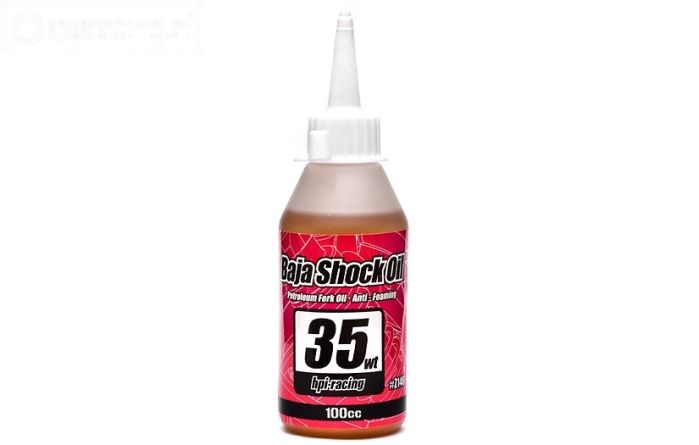 HPIZ146 Schokdemper olie 35WT Rood, 100 cc, 1 st.